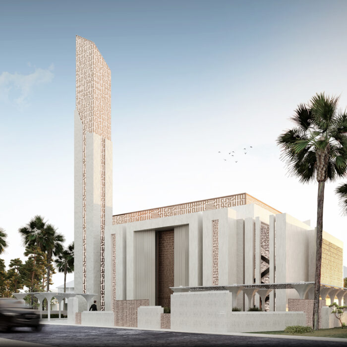 Diana mosque – design